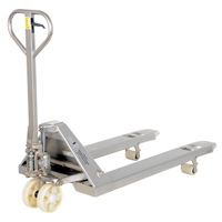 Transpalette, Acier inoxydable, 48" lo x 27" la, Capacit&eacute; 5500 lb Superchem Industries
