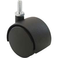 Roulette &agrave; roue double (s&eacute;ries 300/400), Pivotant, Diam&egrave;tre 2" (51 mm), Capacit&eacute; 75 lb (34 kg) Superchem Industries