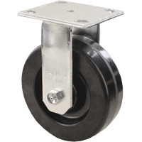 Roulettes robustes EMaxx &agrave; cheville, Fixe, 6" (152,4 mm), Ph&eacute;nolique, 1200 lb (544,3 kg) Superchem Industries