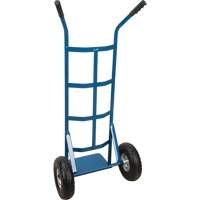 All-Welded Hand Truck, Dual Handle, Steel, 46" Height, 600 lbs. Capacity Superchem Industries