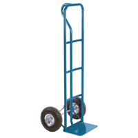 All-Welded Hand Truck, P-Handle Handle, Steel, 51" Height, 600 lbs. Capacity Superchem Industries