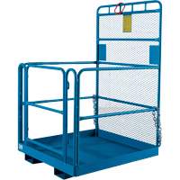 Nacelle &eacute;l&eacute;vatrice pour travail en hauteur, 48" x 48" x 72" h, Capacit&eacute; de 1000 lb, Acier Superchem Industries