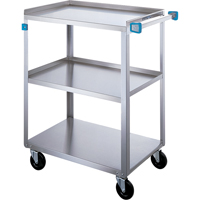 Shelf Cart, 3 Tiers, 18" W x 39" H x 31" D, 500 lbs. Capacity Superchem Industries