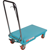 Heavy-Duty Hydraulic Scissor Lift Table, 27-1/2" L x 17-3/4" W, Steel, 330 lbs. Capacity Superchem Industries