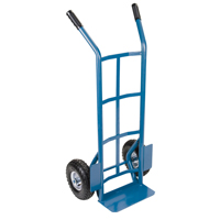 Heavy-Duty Hand Truck, Dual Handle, Steel, 46" Height, 800 lbs. Capacity Superchem Industries