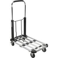 Foldable Platform Trucks, Aluminum, 300 lbs., 28" L x 16" W, 32" High Superchem Industries