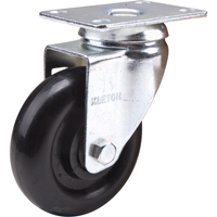 Caster, Swivel, 4" (101.6 mm), Polyolefin, 250 lbs. (113 kg.) Superchem Industries