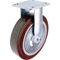 Caster, Rigid, 8" (203.2 mm), Polyurethane, 1000 lbs. (453.6 kg.) Superchem Industries