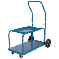 Mini-MIG Welding Cart, Rubber Wheels, 18" W x 36" L Base, 1000 lbs. Superchem Industries