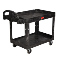 Heavy Duty Utility Cart - 4520-88, 2 Tiers, 25-1/4" x 39" x 44", 500 lbs. Capacity Superchem Industries