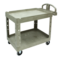 Heavy Duty Utility Cart - 4520-88, 2 Tiers, 25-1/4" x 39" x 44", 500 lbs. Capacity Superchem Industries