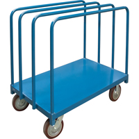 Single Level Rails Heavy-Duty Panel Mover Truck, 48" x 30" x 45", 2500 lbs. Capacity Superchem Industries