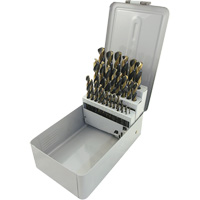 BG29 Jeu de forets JET-KUT Torque Drive, 29 morceaux, Acier rapide Superchem Industries