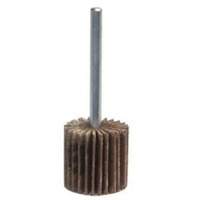Mini Mounted Flap Wheel, Aluminum Oxide, 120 Grit, 1" x 1/2" x 1/4" Superchem Industries