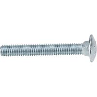 Carriage Bolt, Standard, 5/16" x 3" L, Zinc Cr+3, Coarse Superchem Industries