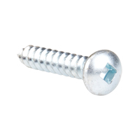 Tapping Screw Pan Head, #12 x 1-1/4" L, Zinc Plated Superchem Industries