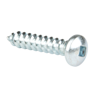 Tapping Screw Pan Head, #14 x 1-1/4" L, Zinc Plated Superchem Industries
