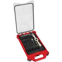 Metric Tap & Die PackOut Set with Hex-Lok 2-in-1 Handle, 38 Pieces Superchem Industries