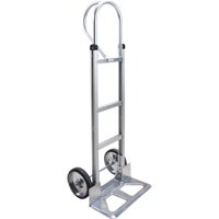 Knocked Down Hand Truck, P-Handle Handle, Aluminum, 52-1/8" Height, 500 lbs. Capacity Superchem Industries