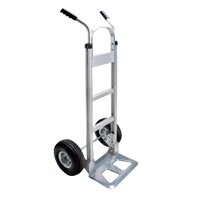 Knocked Down Hand Truck, Dual Handle, Aluminum, 50-5/8" Height, 500 lbs. Capacity Superchem Industries