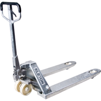 Manual Pallet Trucks, Galvanized, 42" L x 27" W, 5500 lbs. Capacity Superchem Industries