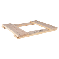Hardwood Dolly Frame, Not Included Wheels, 900 lbs. Capacity, 18" W x 24" D x 1.5" H Superchem Industries
