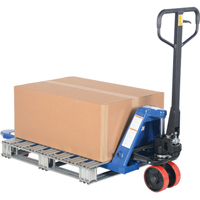 Transpalette manuel Quick-Lift, Acier, 48" lo x 20" la, Capacit&eacute; 5500 lb Superchem Industries