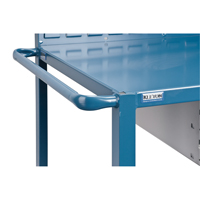 Mobile Service Cart, 2 Tiers, 24" W x 57" H x 40" D, 1200 lbs. Capacity Superchem Industries