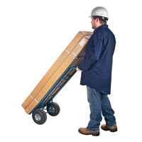 Load Retention Hand Truck, Dual Handle, Steel, 53" Height, 600 lbs. Capacity Superchem Industries