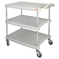 myCart Utility Cart, 3 Tiers, 20" x 35-1/2" x 30", 400 lbs. Capacity Superchem Industries