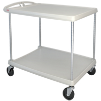 myCart Utility Cart, 2 Tiers, 26" x 36-7/8" x 36", 400 lbs. Capacity Superchem Industries