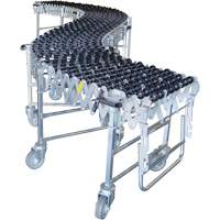 Expandable/Flexible Conveyors, 30" W x 8' 6" L, 226 lbs. per lin. ft. Capacity Superchem Industries