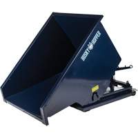 Self-Dumping Hopper, Steel, 1/2 cu.yd., Blue Superchem Industries