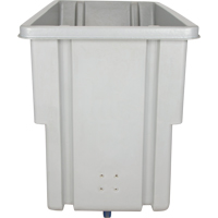 Tilt Truck, Polyethylene, 0.625 cu. yd., 500 lbs. Load Capacity Superchem Industries