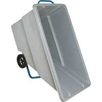 Tilt Truck, Polyethylene, 0.625 cu. yd., 850 lbs. Load Capacity Superchem Industries