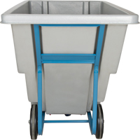 Tilt Truck, Polyethylene, 0.625 cu. yd., 850 lbs. Load Capacity Superchem Industries