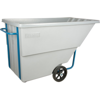 Tilt Truck, Polyethylene, 1.1 cu. yd., 1250 lbs. Load Capacity Superchem Industries