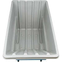 Tilt Truck, Polyethylene, 1.1 cu. yd., 1250 lbs. Load Capacity Superchem Industries