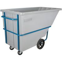 Tilt Truck, Polyethylene, 1.1 cu. yd., 2000 lbs. Load Capacity Superchem Industries