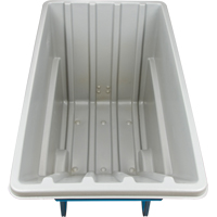 Tilt Truck, Polyethylene, 1.1 cu. yd., 2000 lbs. Load Capacity Superchem Industries