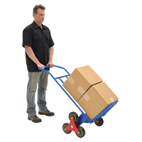Stair Climbing Hand Truck, Steel Frame, 24" W x 45-3/4" H, 300 lbs. Capacity Superchem Industries