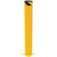 Safety Bollard, Steel, 48" H x 6.5" W, Yellow Superchem Industries