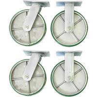 8" Caster Set for Platform Truck Superchem Industries