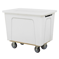 Box Truck, White Polyethylene, 35" L x 24" W x 30" H, 10 cu. Ft. Volume, 450 lbs. Capacity Superchem Industries