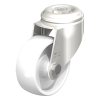 Roulette en nylon acier inoxydable, Pivotant, Diam&egrave;tre 3-1/8" (79,5 mm), Capacit&eacute; 265 lb (120 kg) Superchem Industries