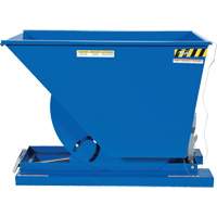 Self-Dumping Hopper, Steel, 3/4 cu.yd., Blue Superchem Industries