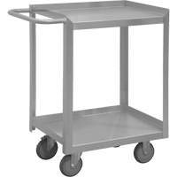 Chariot avec tablettes de calibre industriel, 2 Tiers, 24-1/8" la x 35" h x 42" p, Capacit&eacute; 1200 lb Superchem Industries