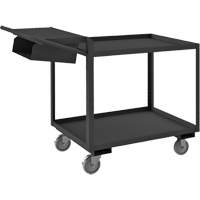 Order Picking Cart, 40-1/4" H x 24-1/4" W x 52-3/8" D, 2 Shelves, 1200 lbs. Capacity Superchem Industries