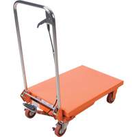 Hydraulic Scissor Lift Table, 27-1/2" L x 17-3/4" W, Steel, 330 lbs. Capacity Superchem Industries