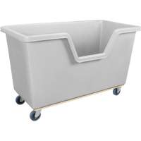 Chariot-caisse &agrave; c&ocirc;t&eacute; ouvert, Poly&eacute;thyl&egrave;ne, 63" lo x 34-1/4'' la x 38-1/2" h, Volume 24 pi³, Capacit&eacute; 1200 lb Superchem Industries